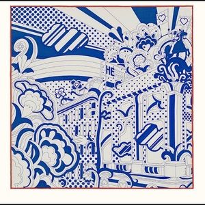 NWT HERMÈS DEMITRI RYBALTCHENKO SILK 45 cm